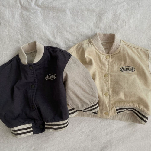 Брендовая модная бейсбольная форма для отдыха, детская осенняя спортивная куртка для мальчиков, в корейском стиле