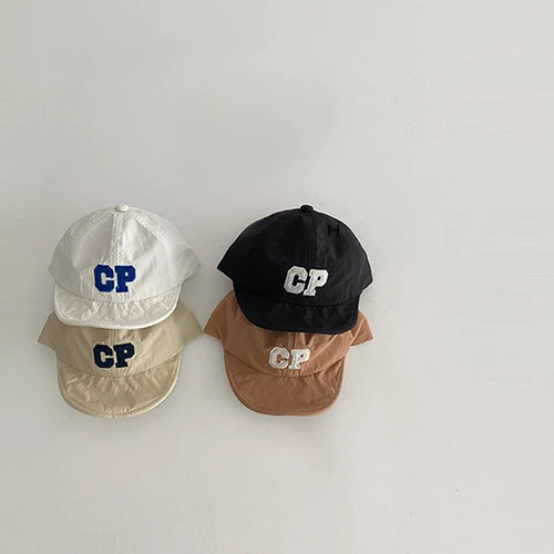 Брендовая детская летняя кепка, тонкая солнцезащитная шляпа подходит для мужчин и женщин для девочек, солнцезащитный крем-стик с буквами, бейсболка, шапка