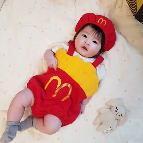 Брендовый детский осенний комплект подходит для мужчин и женщин для девочек, подтяжки, боди, шапка, в корейском стиле