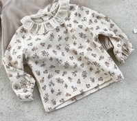 Бежевый цветочный