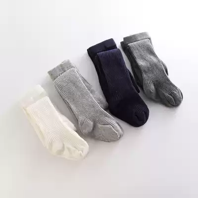 Spring and autumn new girls ' inner pants vertical stripes pure cotton children's tights infant large PP file inner tights