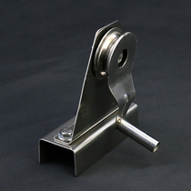 Outdoor flagpole stainless steel lifting 304 hand handle external 201 handle with pulley handle Flag-raising accessories winch