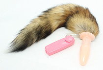 Shock tail flirting flesh color anal plug female masturbation utensils sex toys couples toys sm sex tools