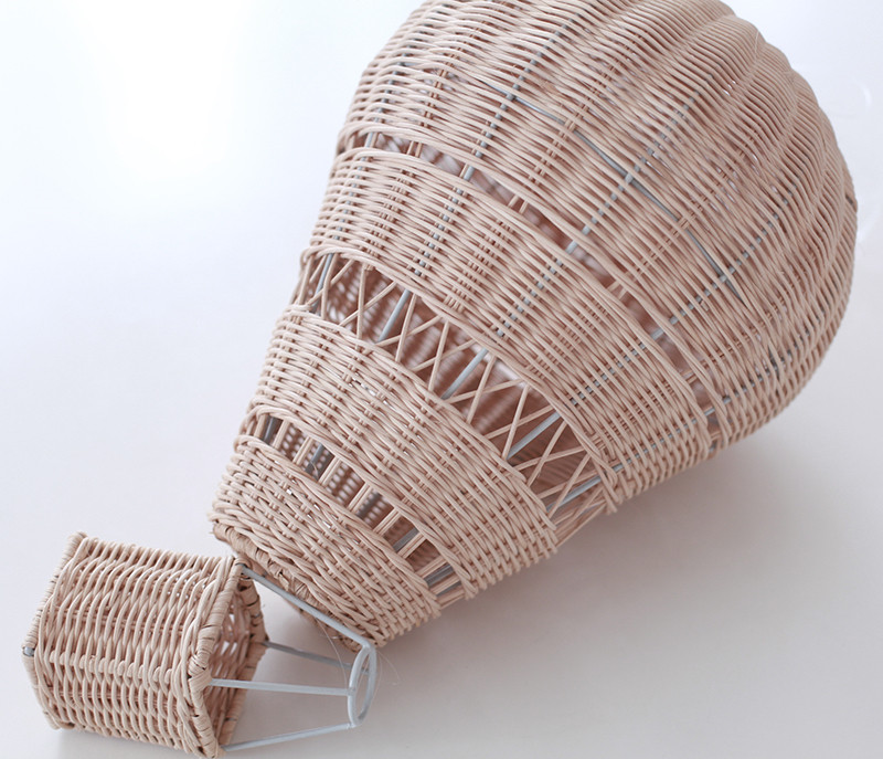 INS style hand woven real rattan hot air balloon for children's room photography display and home decoration equipment_voghion.com