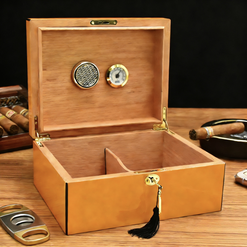 Large-Capacity Cigar Box, Cigar Humidor Lined with Cedar Wood, Cigar Humidor Cabinet, Cigar Storage Box, Cedar Humidor Box Large-Capacity Cigar Box, Cigar Humidor Lined with Cedar Wood, Cigar Humidor Cabinet, Cigar Storage Box, Cedar Humidor Box