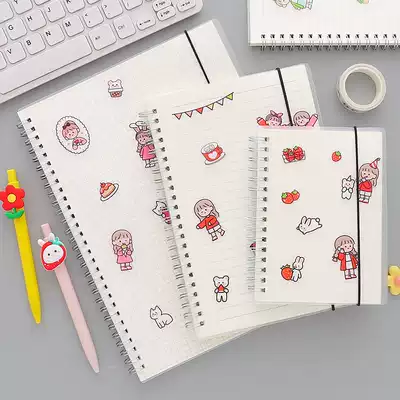 a5 coil notebook student large grid horizontal line Square book notebook hand book book loose page book office use