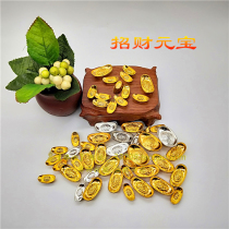 Thai gold and silver ingots lucky treasures treasure ornaments worship crafts