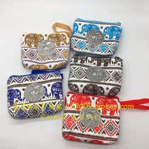 Thai specialty elephant cloth wallet coin wallet Thai specialty local decoration