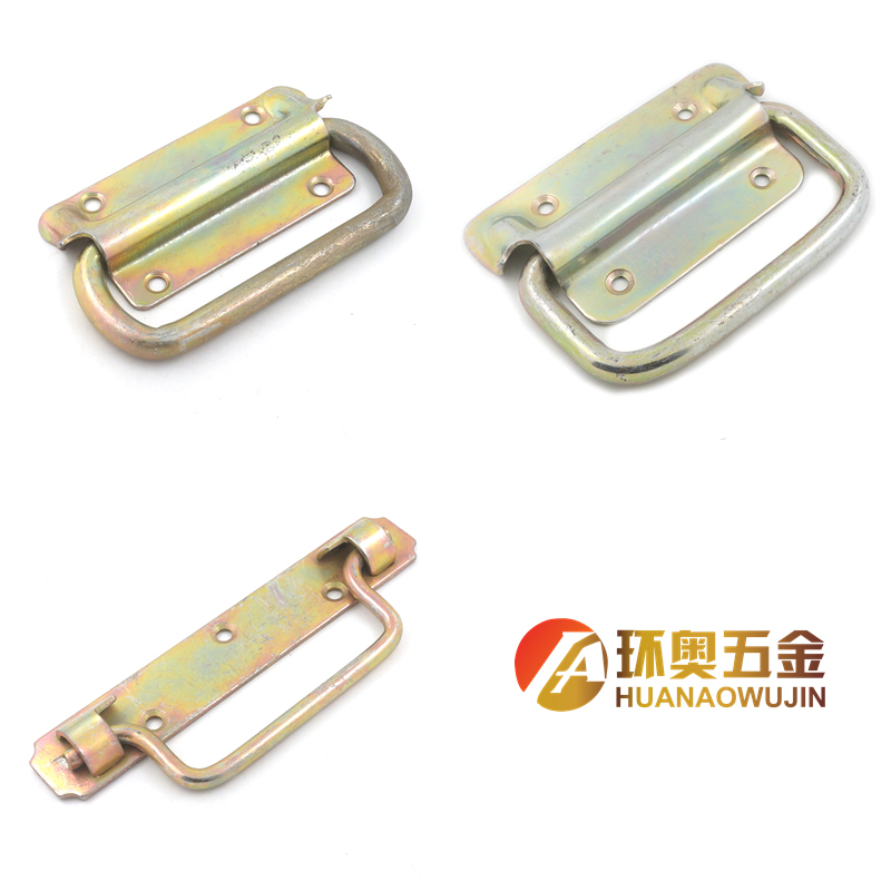 Air Luggage Handle Jack Box Handle Box Handle Kit Wood Aluminum Case Handle Heavy Pull Handle Large thickened Plated Zinc zinc