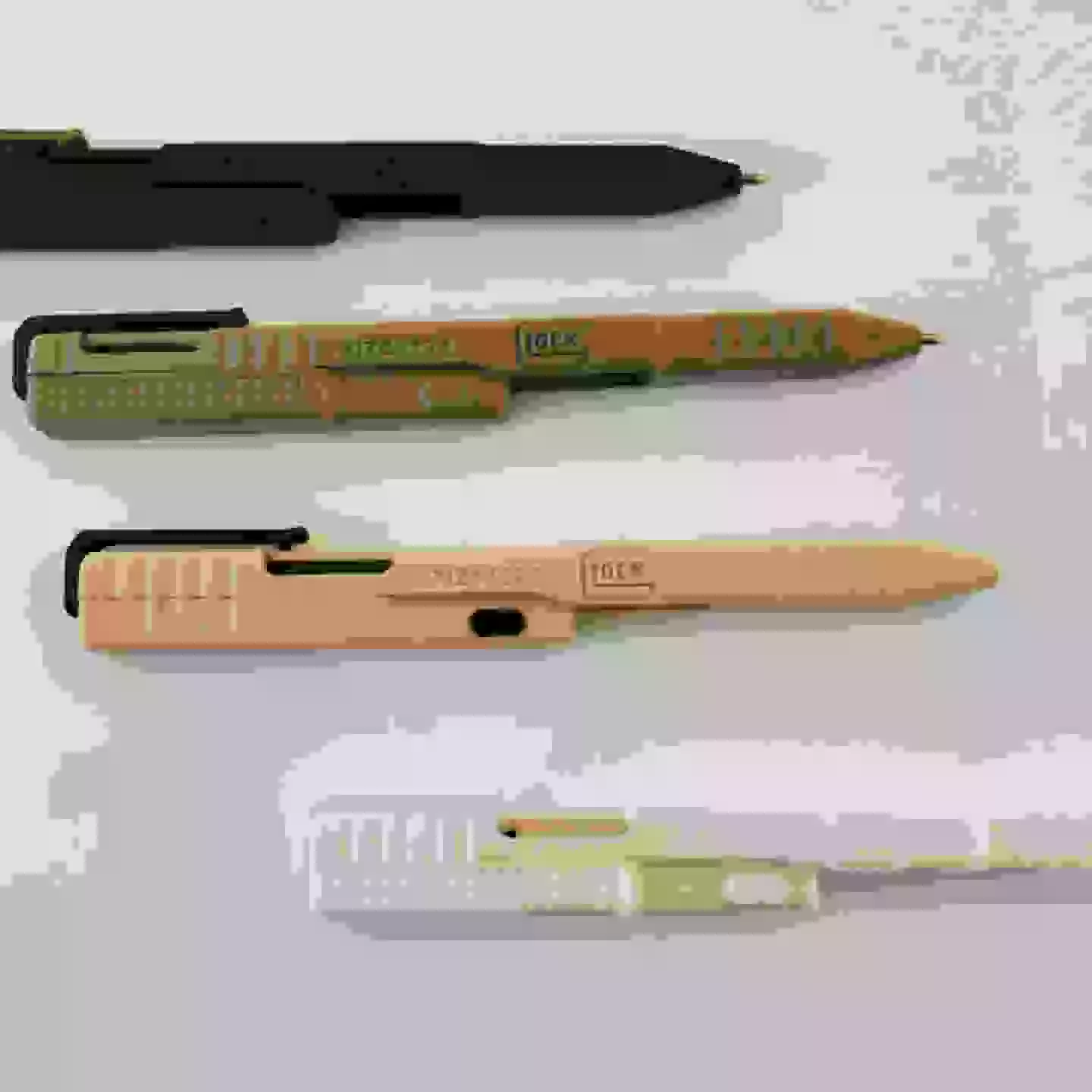 Glock, пенал, шариковая ручка, роллербол ручка, пуля, коробка хранения