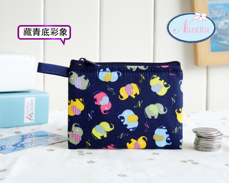 Authentic Bangkok Bangkok nantita Dễ thương Mini Coin Purse Voi Coin Bag Quà tặng gió quốc gia túi cầm tay nam