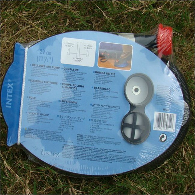 INTEX Charge PumpIng Dual Function Outdoor Tent Inflatable Bed Pump Foot Pump 69611 Camping Camping