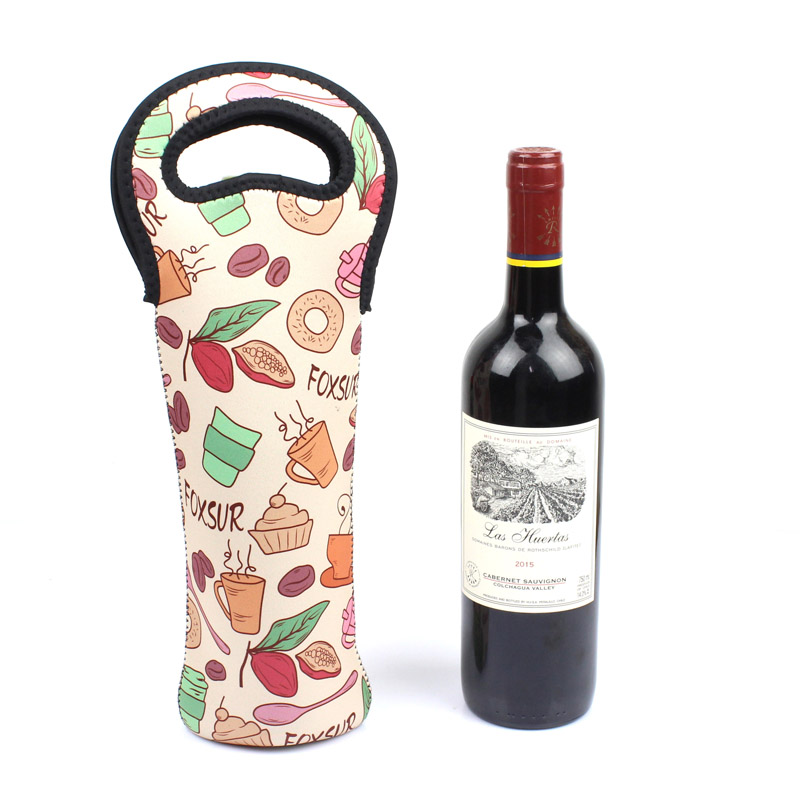 Single Red Wine Protective Sleeve Wine Jacket Diving Stock Champagne Bottle Bag Wine Bottle Hand Bag Anti-Fall Insulation