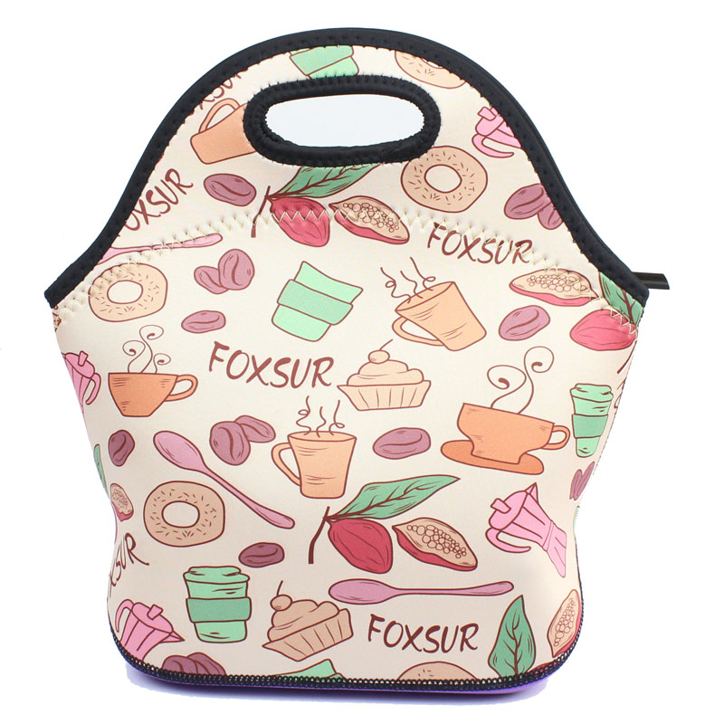 Fashion waterproof insulation lunch package Mommy lunch package Diving handbag picnic bag students with lunch bag