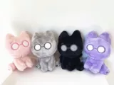 Семнадцать Quanyuanyou Cement Cat Plush Doll Kkamaeorkk Purple Kitten