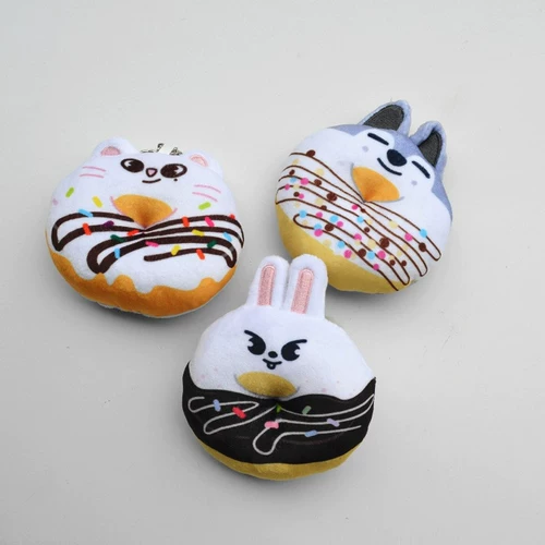 Мультяшный милый цифровой пончик, брелок, плюшевая кукла, подвеска