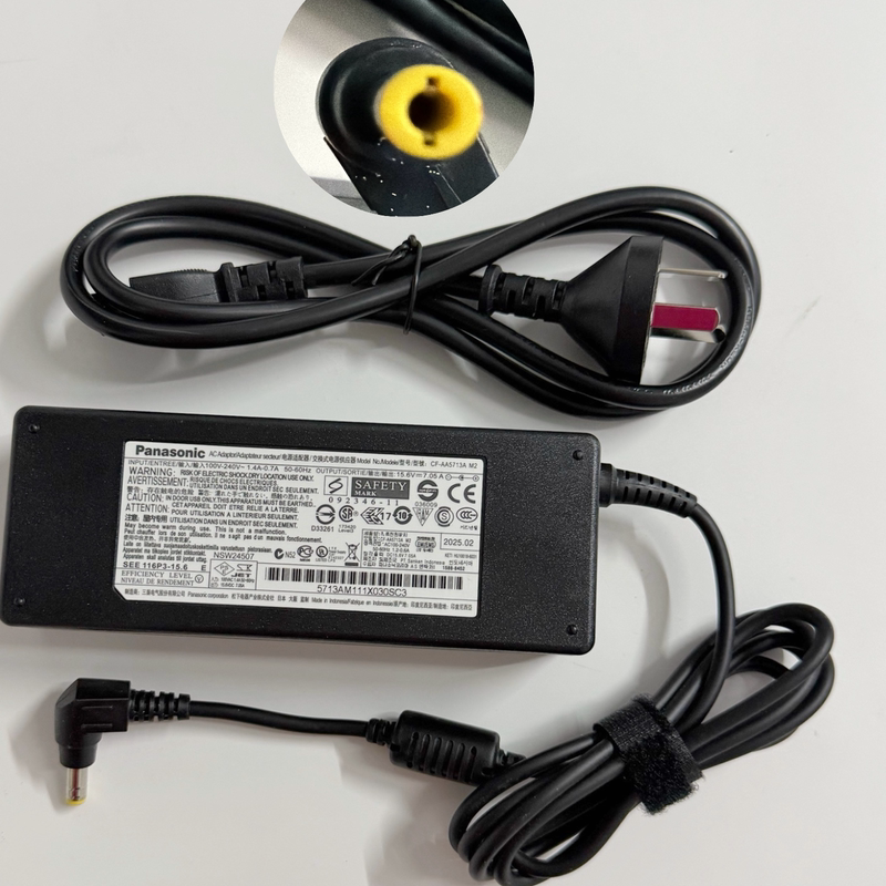 Panasonic Charger 15.6V-7.05A 15.6V-5.0A 16V-4.06A Power Cord Panasonic Charger 15.6V-7.05A 15.6V-5.0A 16V-4.06A Power Cord