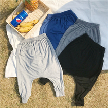 Baby Summer new modal big pp wide leg pants 2021 boys and girls thin wide leg pants loose anti mosquito pants tide