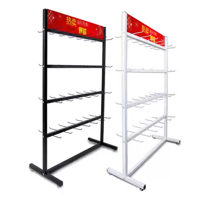Socks and underwear display rack, floor adhesive hook, hanging stalls, small goods accessories, mobile phone accessories, slippers display shelves