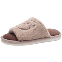 Hot Wind 2024 Winter New Mens Plush Warm Home Slippers Daily Casual Fashion Indoor Slippers