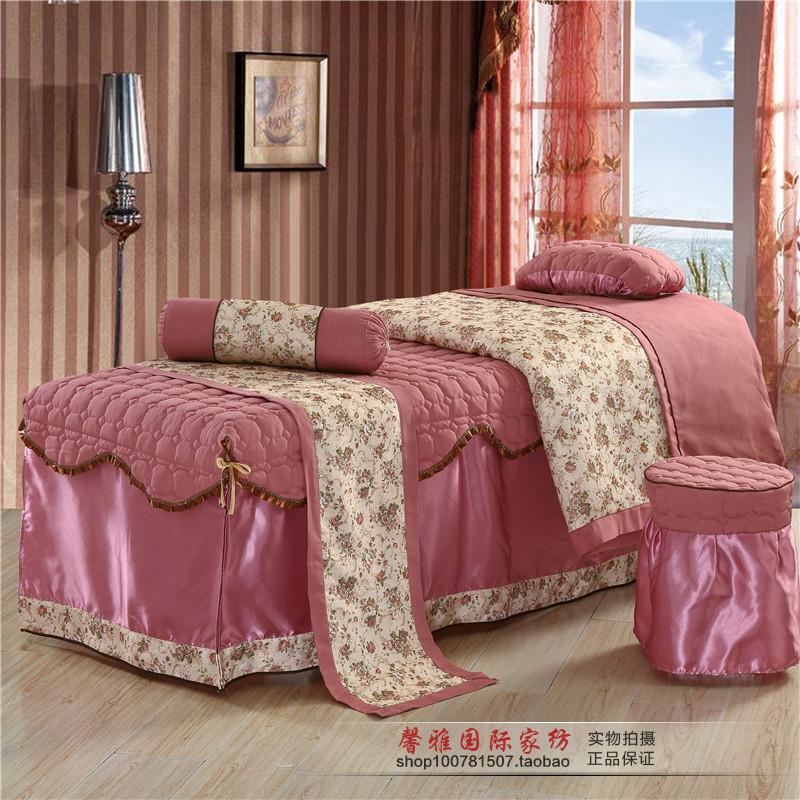 Vẻ đẹp trải giường bốn bộ của bông rửa sạch bông cotton chà nhám vẻ đẹp salon massage cơ thể trải giường