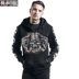 Rock Empire Plus Áo len nam Áo len 骷髅 Áo phông in hình cá tính Tide Thương hiệu Mens dạ quang - Áo len hoodie nam Áo len