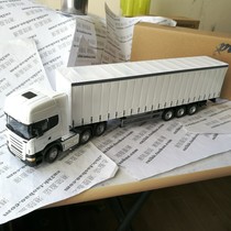 SCANIA SCANIA white truck model tow truck head lift container wheel steering alloy ratio 50