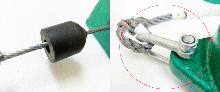 ròng rọc kéo tay mini Thiết bị chống rơi độ cao 3 mét 5 mét 10 mét 20 độ cao thiết bị giảm độ cao thiết bị tự khóa thiết bị nâng - Dụng cụ thủy lực / nâng ròng rọc 3 chân