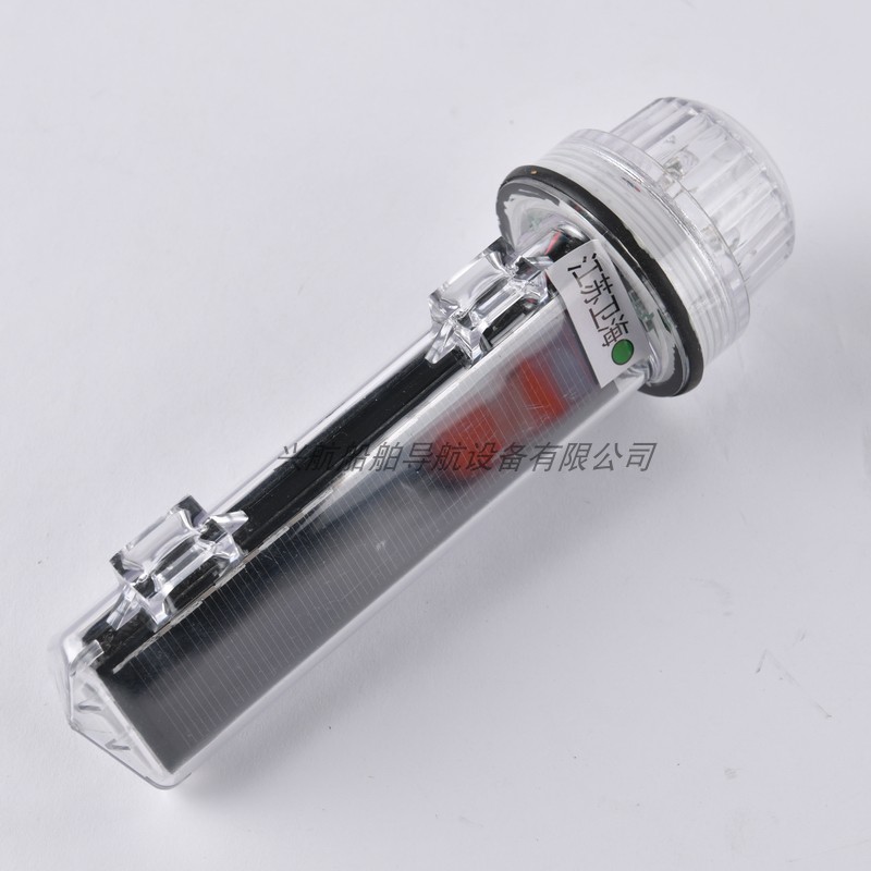 Solar net marker light Waterproof fishing buoy Signal light Fishing net position flash Torpedo warning light Marine three-color light