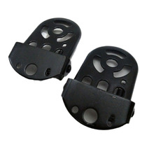 Thickened bicycle electric car Rear seat foot pedal Rear pedal folding can put a pair of foot iron pedals