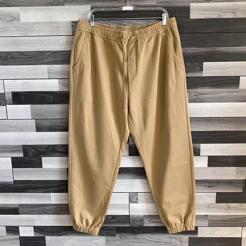 Size 36-40 Meijia Brand Men's Fleece Warm Woven Jogging Pants Winter Thickened Brushed Loose Casual Pants
