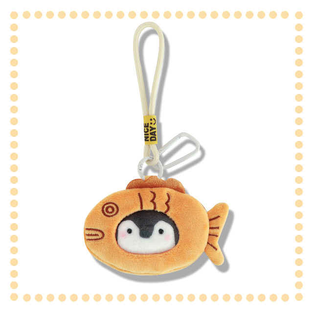 Cute yaki plush headphone bag
