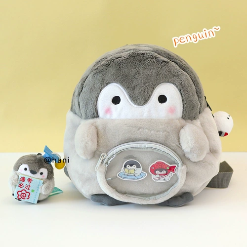 Японский плюшевый рюкзак, мультяшная кукла, сумка для путешествий, пингвин