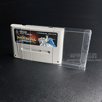 SFC – cassette de jeu nue boîte daffichage transparente collection coque de rangement de protection couvercle demballage couvercle anti-poussière