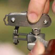 Alxa new twist flat leather band clip slingshot Hexagon Allen folding wrench with hard eight-character buckle