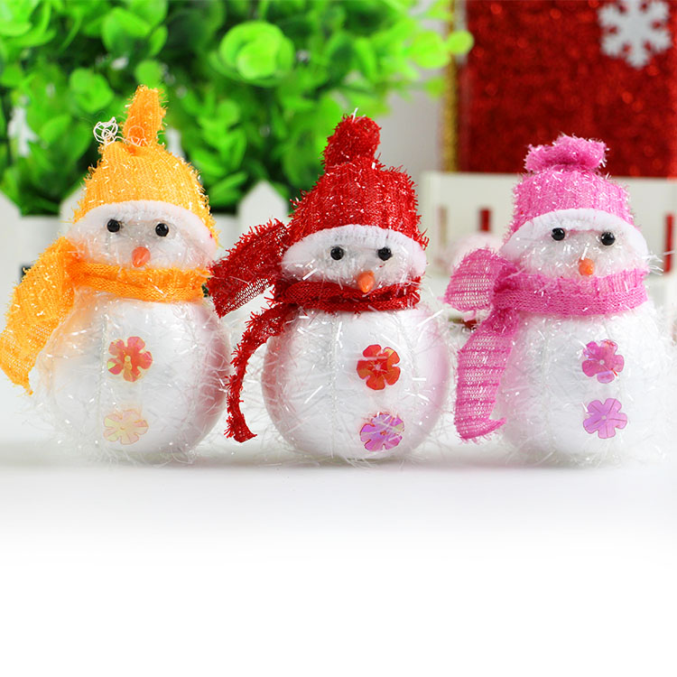 Christmas Tree Pendant 10CM cm Christmas Snowman Pendant Christmas Decorations Christmas Gift Bag single