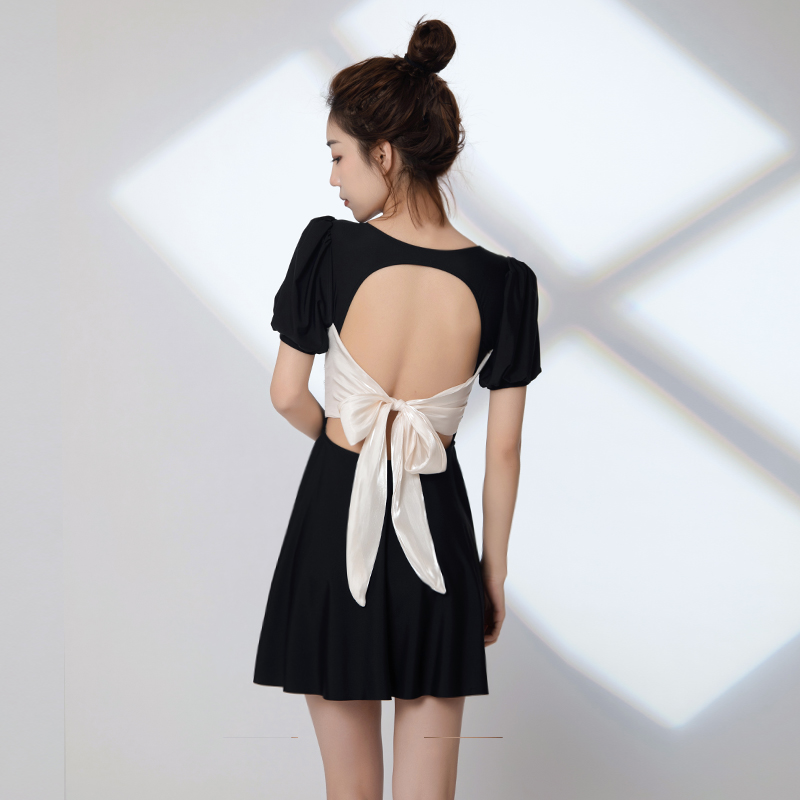 Swimsuit women summer 2022 new Korean senior sleeve dress style slim - shaded, fabulous, conservative swimsuit