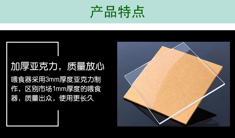 Chim vẹt dày với tự động chống đập nước trung chuyển trung chuyển chim trung chuyển chim bồ câu cung cấp bọ cạp - Chim & Chăm sóc chim Supplies máng ăn cho gà