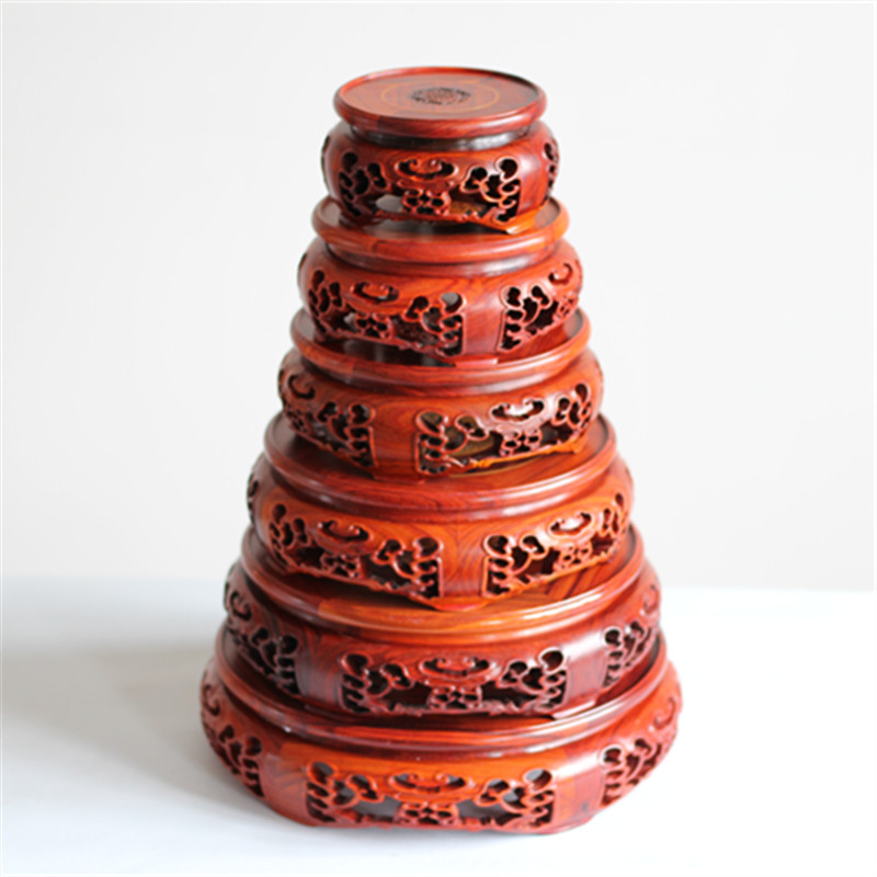 Red TanHong acid branches are it vase of Buddha round the best base vase base Red acid Red wingceltis base