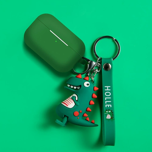 Airpods Pro Protective Cover Cite Cartoon Dinosaur Whale Airpodpro третьего поколения Apple Wireless Bluetooth -гарнитура защитная крышка 3 поколения Airpods Зарядка Airpodspro Tide