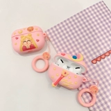 AirPods Pro Protective Cover Cite Girl Heart Heart Airpodspro беспроводная блюэтут гарнитура Airpods 2 Защитный рукав силиконовый шрифт Apple Hearset защитная крышка 3 Net Celebrity Pro Tide Три поколения 1