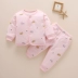 Babyiesies dày sơ sinh romper cotton cotton 0 quần áo trẻ em mùa thu và mùa đông 3 ấm 6 tháng 12 quần áo jumsuit nhung trẻ em Áo liền quần