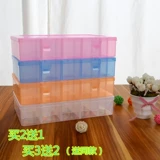 Lego, большая прозрачная пластиковая коробка для хранения, игрушка, аксессуар, 15 ячеек