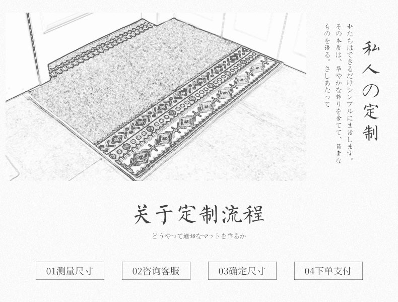 Sàn mat cửa mat thảm lối vào cửa thấm sàn mat foyer chống trượt bẩn cửa ra vào nhà tùy chỉnh phòng khách mat - Thảm sàn thảm xốp