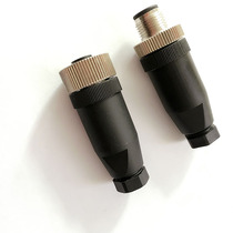 Imitation imported Binder M12 aviation plug 458 pinhole male and female sensor connector cable docking