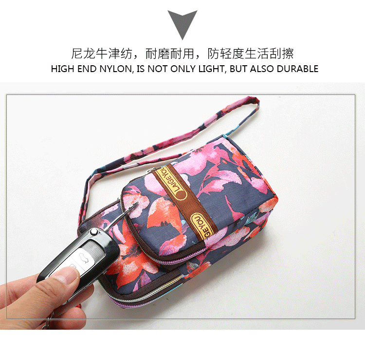 Điện thoại di động mới túi nữ ly hợp túi thể thao túi nhỏ purse mini treo cổ chạy cổ tay túi cánh tay túi túi vải đeo chéo