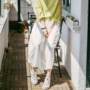 Hạnh phúc cho phụ nữ [dừng chân thứ 19] Guan Er B & B 2019 mùa hè bằng vải lanh trắng - Cộng với kích thước quần áo mẫu áo gile nữ ngắn