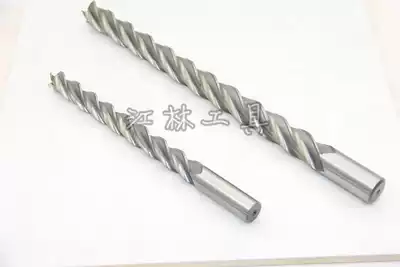 High-speed net special long vertical milling cutter straight shank end mill lengthy extra-long white steel milling cutter 3-edge 6-18mm