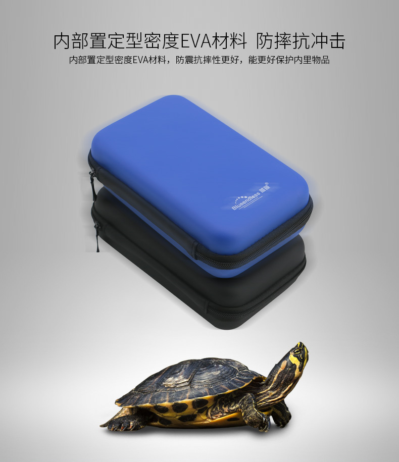 Blue-seok đa chức năng kỹ thuật số điện thoại di động điện thoại di động đĩa cứng gói bảo vệ cáp tai nghe túi lưu trữ kỹ thuật số - Lưu trữ cho sản phẩm kỹ thuật số túi đựng galaxy buds
