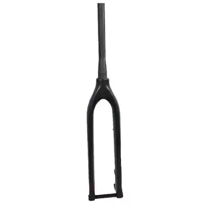Full carbon fiber mountain barrel shaft front fork 27 5 29 inch spinal canal mountaineering bike hard fork UD Matt open 100
